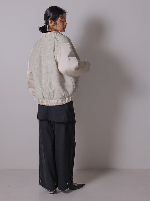 コットンブレンドタックパンツ /3855-281BT
